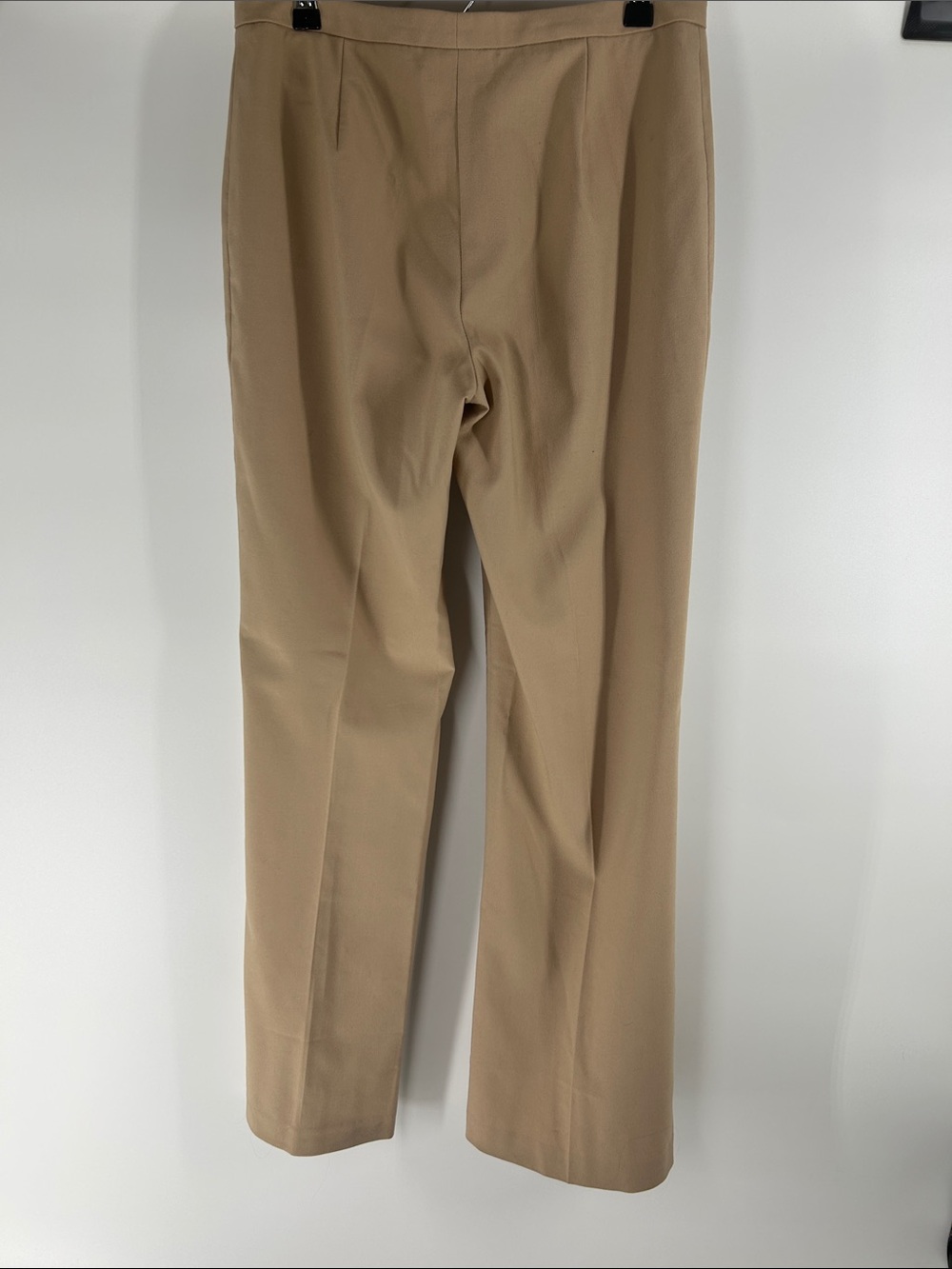 Express Straight-Leg Dress Pants in Camel Tan Size 5/6 - Picture 2 of 4